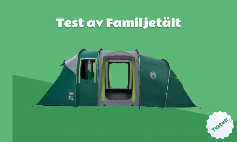 Familjetält test
