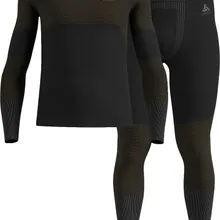 Odlo Men's Odlo Fundamentals Performance Warm Set Long